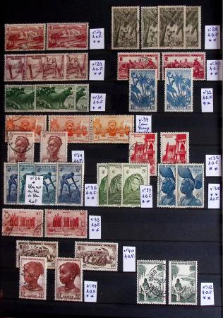 1860-1970 Ensemble de diverses colonies françaises