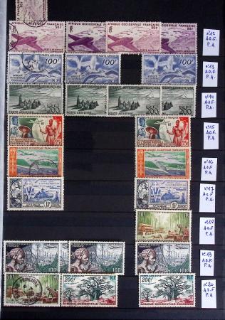 1860-1970 Ensemble de diverses colonies françaises