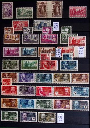 1860-1970 Ensemble de diverses colonies françaises