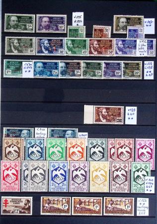 1860-1970 Ensemble de diverses colonies françaises