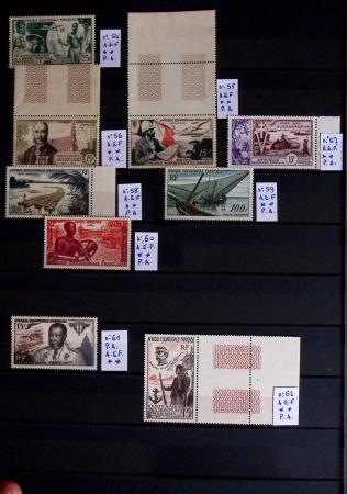 1860-1970 Ensemble de diverses colonies françaises