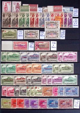 1860-1970 Ensemble de diverses colonies françaises