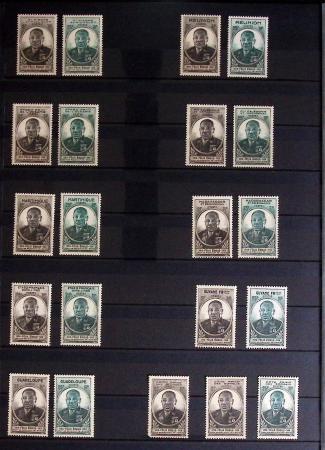 1860-1970 Ensemble de diverses colonies françaises