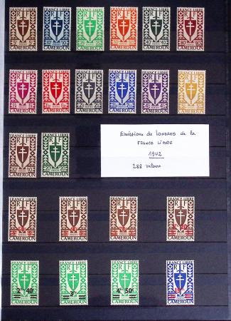 1860-1970 Ensemble de diverses colonies françaises