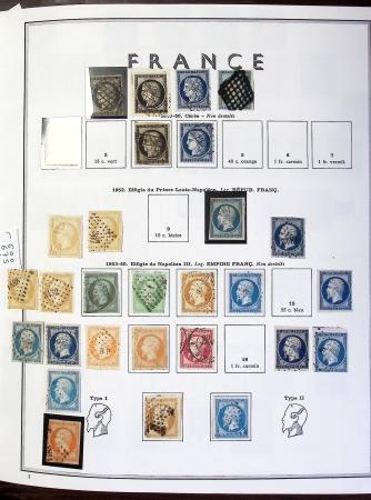 1849-1990,Plusieurs collection de France avec section