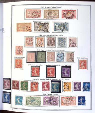 1849-1990,Plusieurs collection de France avec section