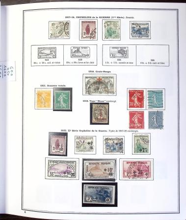 1849-1990,Plusieurs collection de France avec section