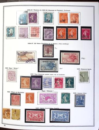 1849-1990,Plusieurs collection de France avec section