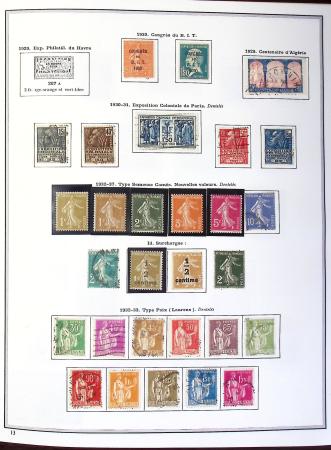 1849-1990,Plusieurs collection de France avec section