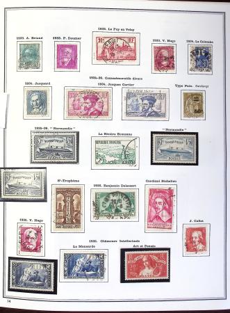1849-1990,Plusieurs collection de France avec section