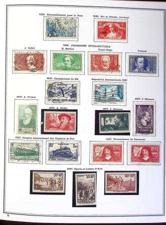 1849-1990,Plusieurs collection de France avec section