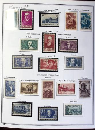 1849-1990,Plusieurs collection de France avec section