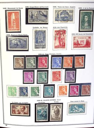 1849-1990,Plusieurs collection de France avec section