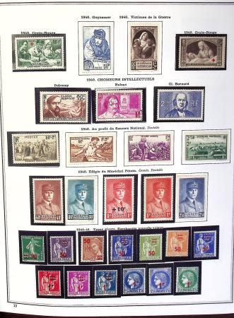 1849-1990,Plusieurs collection de France avec section