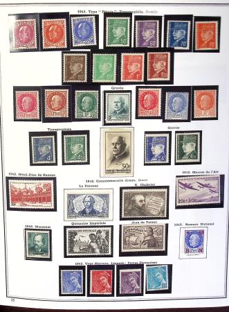1849-1990,Plusieurs collection de France avec section