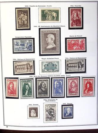 1849-1990,Plusieurs collection de France avec section