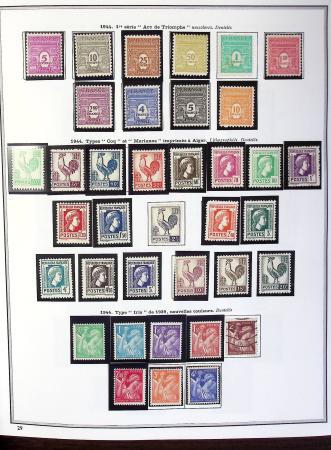 1849-1990,Plusieurs collection de France avec section