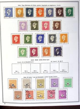 1849-1990,Plusieurs collection de France avec section