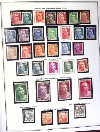 1849-1990,Plusieurs collection de France avec section