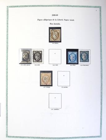 1849-1990,Plusieurs collection de France avec section