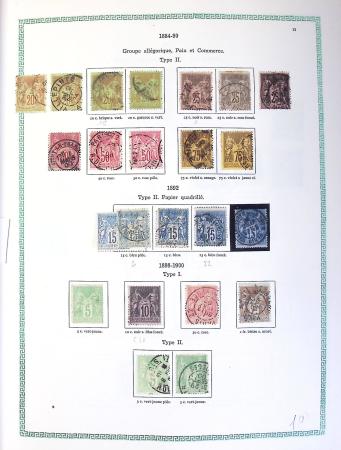 1849-1990,Plusieurs collection de France avec section