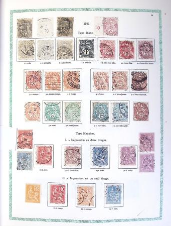 1849-1990,Plusieurs collection de France avec section