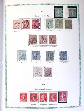 1849-1990,Plusieurs collection de France avec section