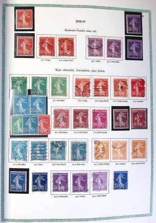 1849-1990,Plusieurs collection de France avec section
