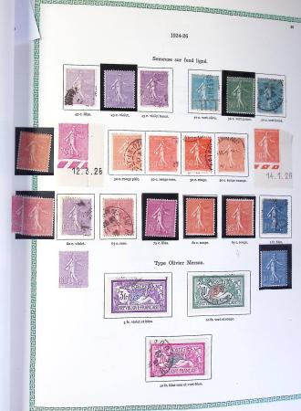 1849-1990,Plusieurs collection de France avec section