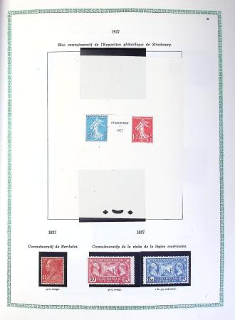 1849-1990,Plusieurs collection de France avec section