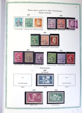 1849-1990,Plusieurs collection de France avec section