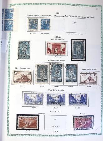 1849-1990,Plusieurs collection de France avec section