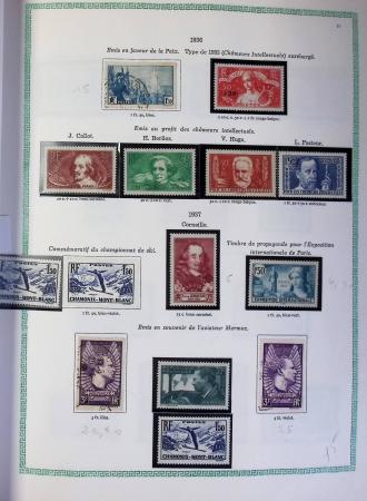 1849-1990,Plusieurs collection de France avec section