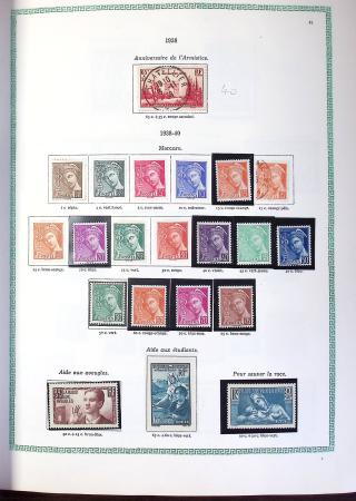 1849-1990,Plusieurs collection de France avec section