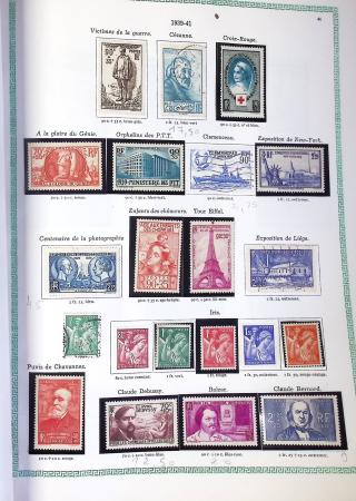 1849-1990,Plusieurs collection de France avec section