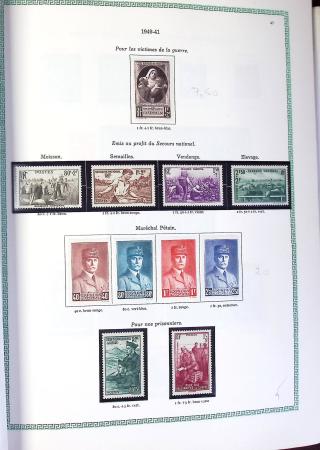 1849-1990,Plusieurs collection de France avec section