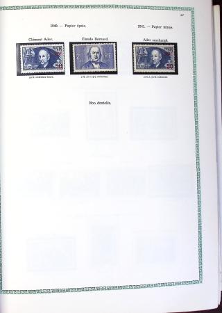 1849-1990,Plusieurs collection de France avec section