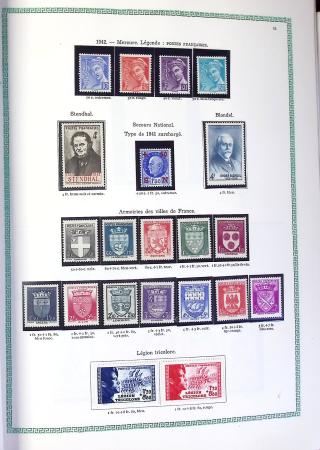 1849-1990,Plusieurs collection de France avec section