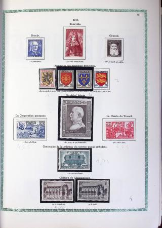1849-1990,Plusieurs collection de France avec section