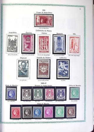 1849-1990,Plusieurs collection de France avec section