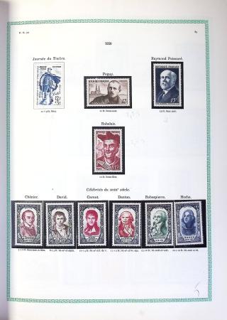 1849-1990,Plusieurs collection de France avec section