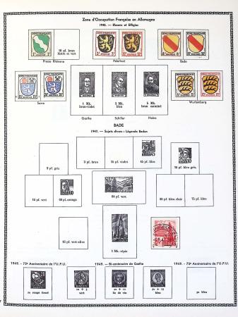 1849-1990,Plusieurs collection de France avec section