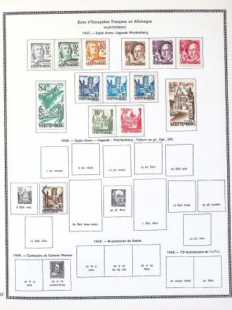 1849-1990,Plusieurs collection de France avec section
