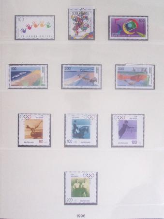 1900-2002, Belle collection d'Allemagne section ancienne