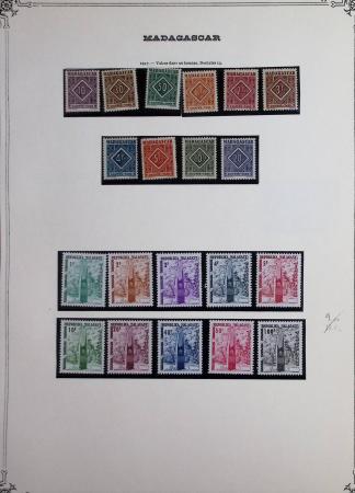 1891-1957 Collection de neufs et d'obl. sur pages Y&T,