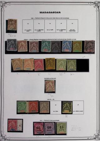 1891-1957 Collection de neufs et d'obl. sur pages Y&T,