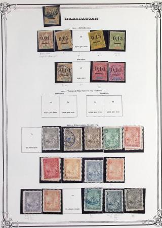 1891-1957 Collection de neufs et d'obl. sur pages Y&T,