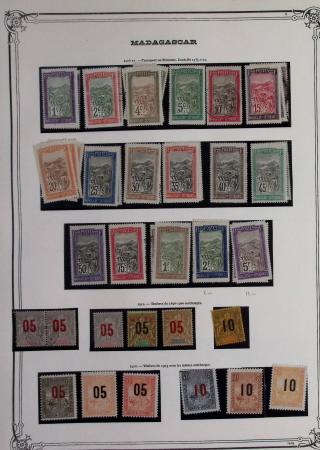 1891-1957 Collection de neufs et d'obl. sur pages Y&T,