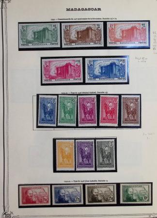 1891-1957 Collection de neufs et d'obl. sur pages Y&T,