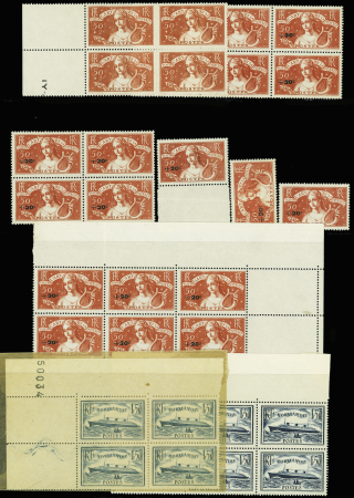 1900-55, Lot de France avant-guerre, avec les valeurs